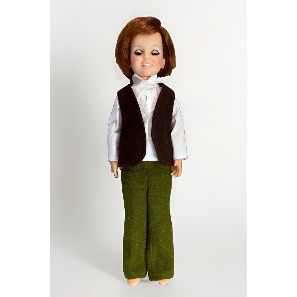 VTG 1971 Ideal Crissy Fashion Doll Red Growing Hair Outfit Dressed Accessories